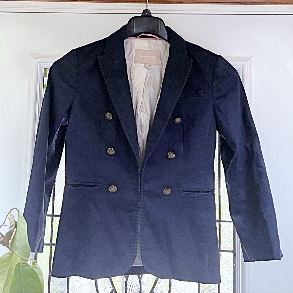 Banana Republic Navy Blue Blazer